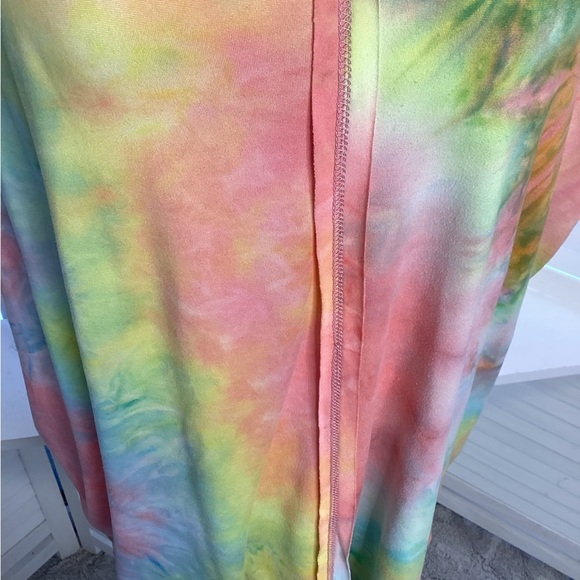 White Birch Pink and Yellow Soft Short Sleeve Tee Med 1319 - Picture 3 of 7